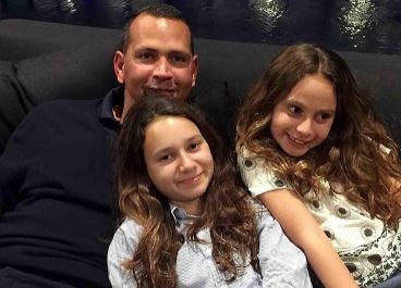 Ella Rodriguez with her father Alexander Rodriguez and sister Natasha Alexander Rodriguez
